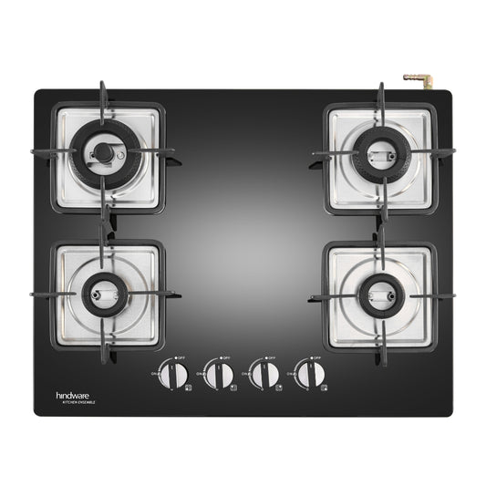 Hindware 60 cm 3 Burner Cooktop Rosia ROSIA 4B 65 CM