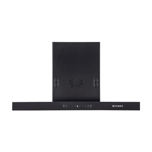 Faber 90 cm Wall Mounted Chimney SILENCIO 3D IND HC SC FL BK 90