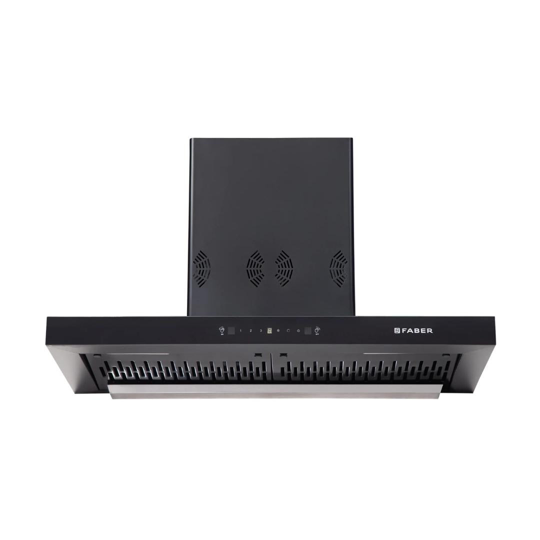 Faber 90 cm Wall Mounted Chimney SILENCIO 3D IND HC SC FL BK 90