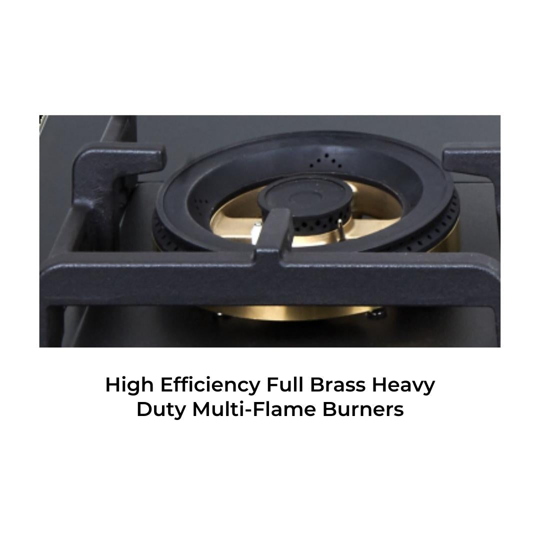 Whirlpool 90 cm 4 Burner Hob Smart Seal Series SMART SEAL BRASS HDMC 904