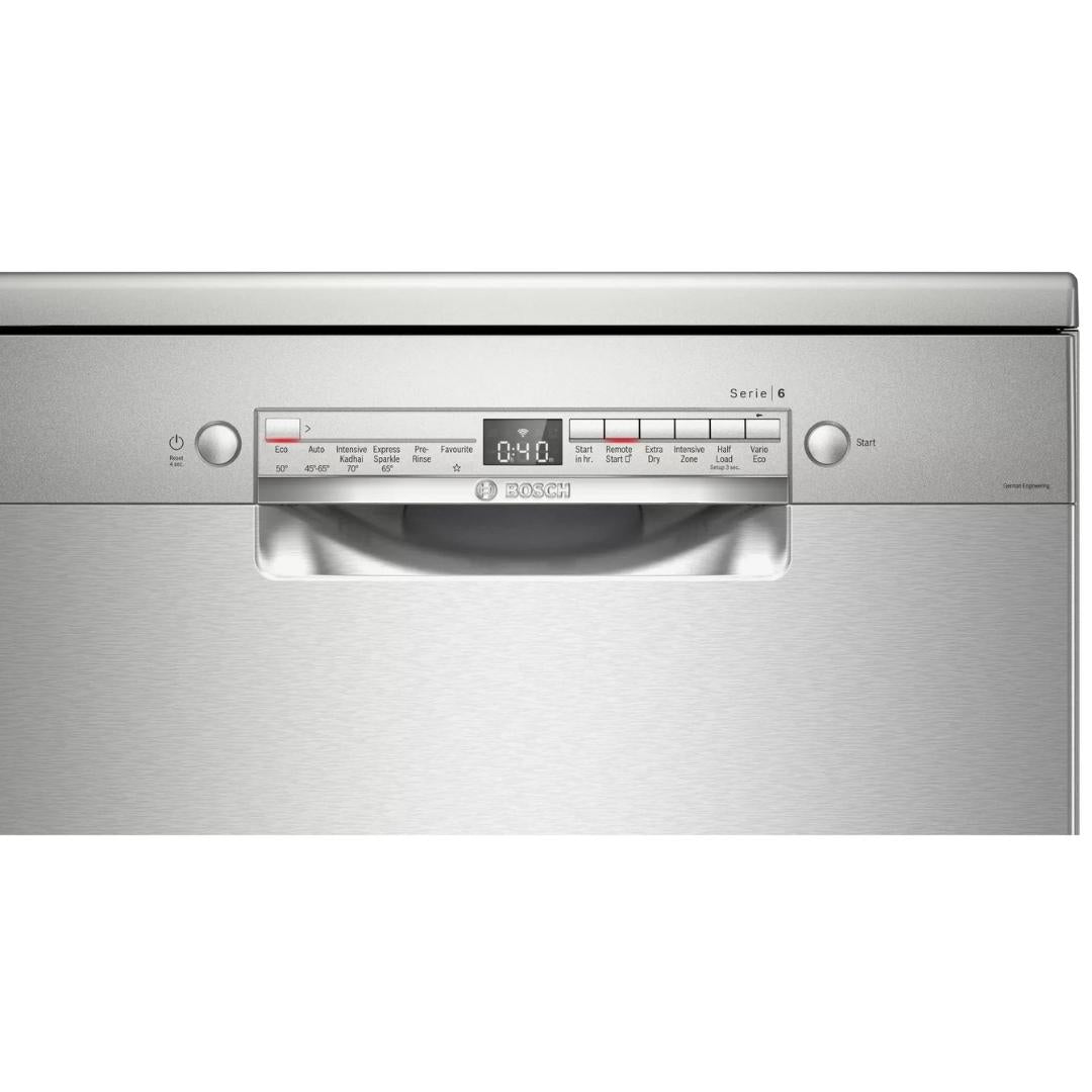 Bosch Free Standing Dishwasher Series 6 SMS6ITI01I with 13 Place Settings