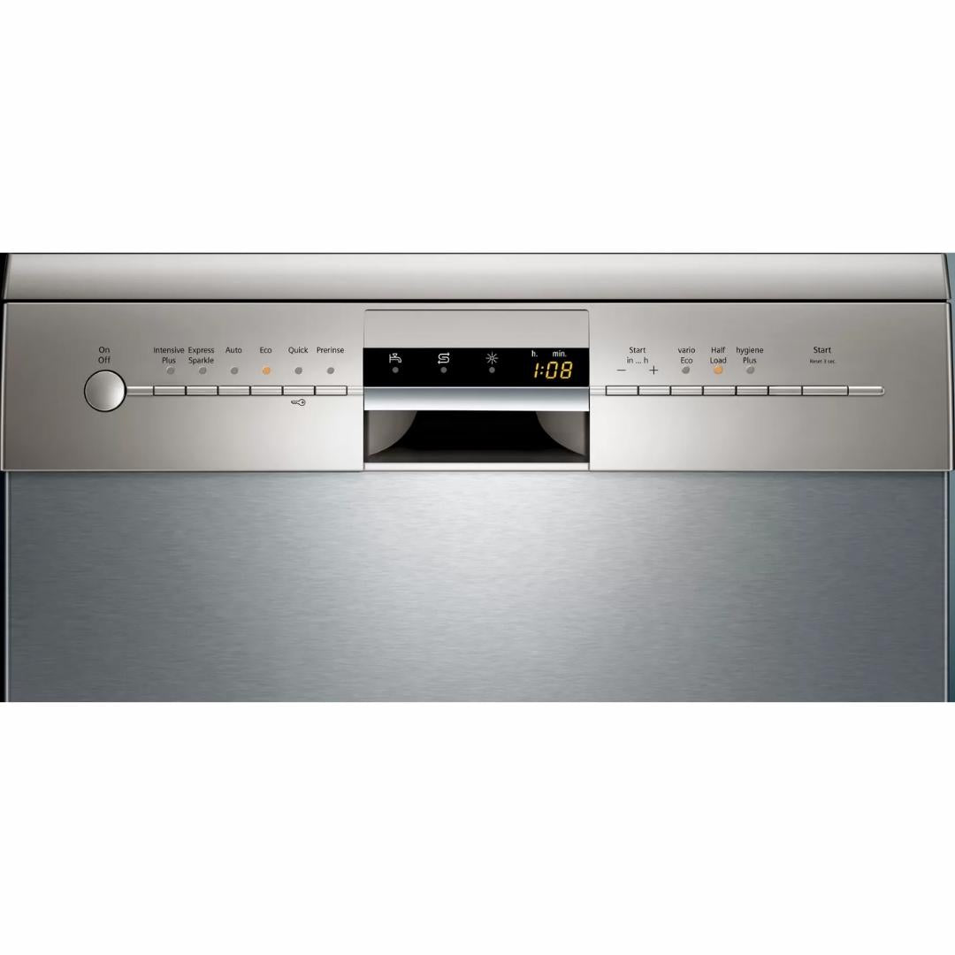 Siemens Free Standing Dishwasher iQ500 Series SN256I01GI with 13 Place Settings