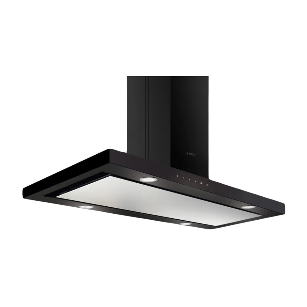 Elica 90 cm Island Chimney EDS Deep Silence Series SPOT H4 ISLAND EDS PLUS HE LTW 90 NERO T4V LED