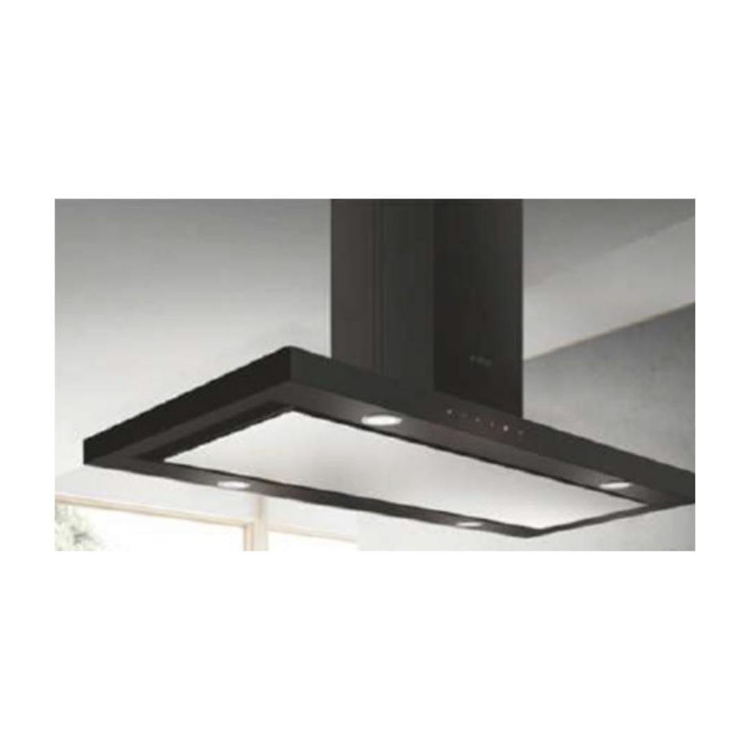 Elica 90 cm Island Chimney EDS Deep Silence Series SPOT H4 ISLAND EDS PLUS HE LTW 90 NERO T4V LED