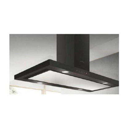Elica 90 cm Island Chimney EDS Deep Silence Series SPOT H4 ISLAND EDS PLUS HE LTW 90 NERO T4V LED