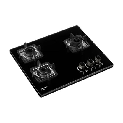 Crompton 60 cm 3 Burner Cooktop Superslim TAB-SUHB603-MBL