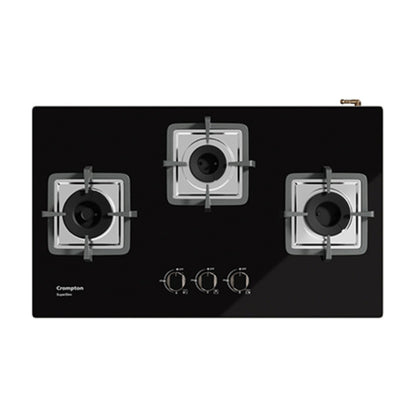Crompton 78 cm 3 Burner Cooktop Superslim TAB-SUHB783-MBL