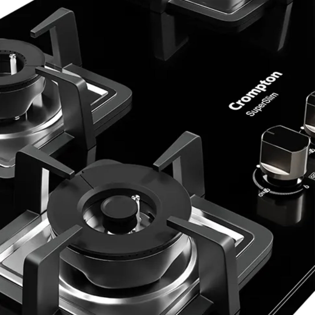 Crompton 78 cm 4 Burner Cooktop Superslim TAB-SUHB784-MBL