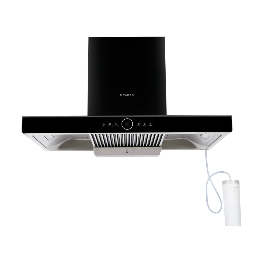 Faber 90 cm Wall Mounted Chimney THUNDER BOLT FL SW SC BK 90