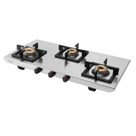 Glen 73 cm 3 Burner Cooktop Ultra Tuff Series ULTRA TUFF 1053 UT SS 73