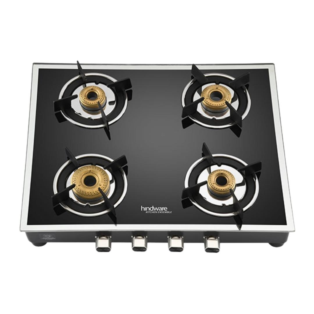 Hindware 63 cm 4 Burner Cooktop Vego Series VEGO 4B