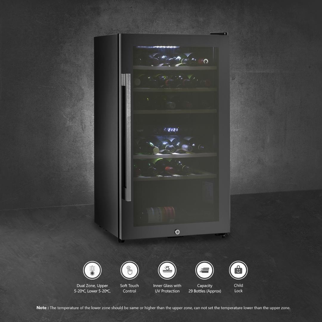 Kaff Free Standing Wine Cooler WC 76 DZ