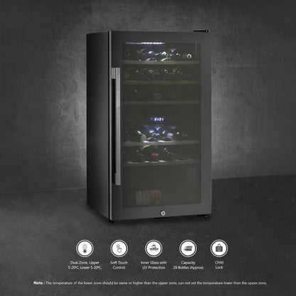 Kaff Free Standing Wine Cooler WC 76 DZ