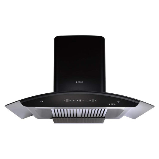 Elica 90 cm Wall Mounted Chimney Auto Clean Series WD TBF HAC 90 MS NERO LTW