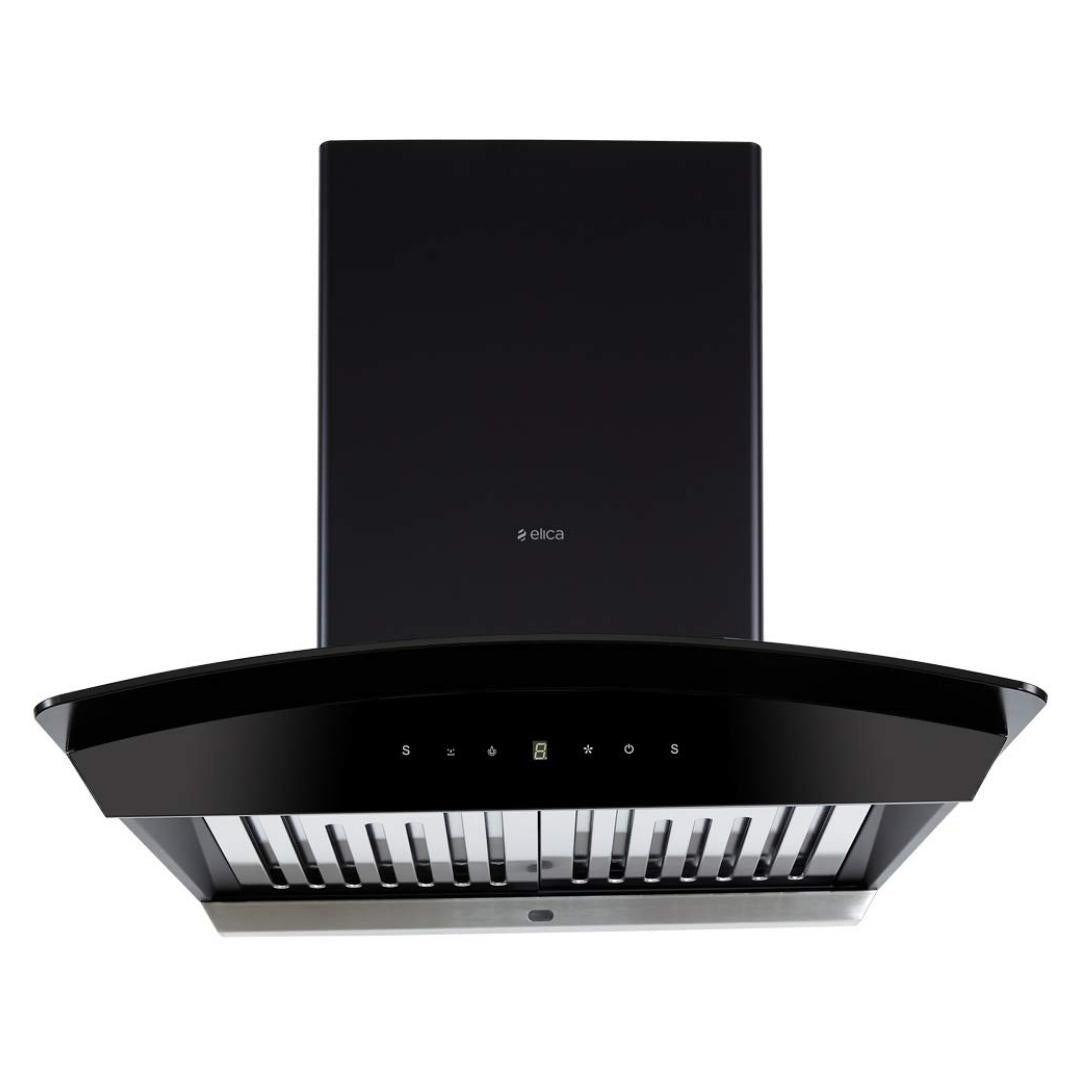 Elica 60 cm Wall Mounted Chimney Auto Clean Series WDAT HAC 60 MS NERO