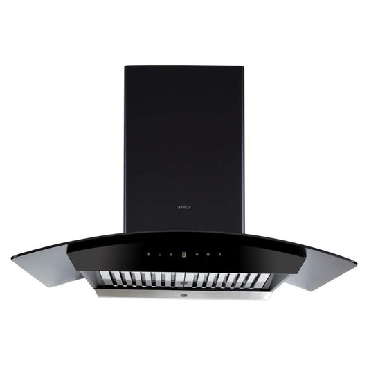 Elica 90 cm Wall Mounted Chimney Auto Clean Series WDAT HAC 90 MS NERO