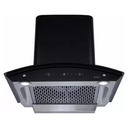 Elica 60 cm Wall Mounted Chimney Filterless Series WDFL 606 HAC MS NERO