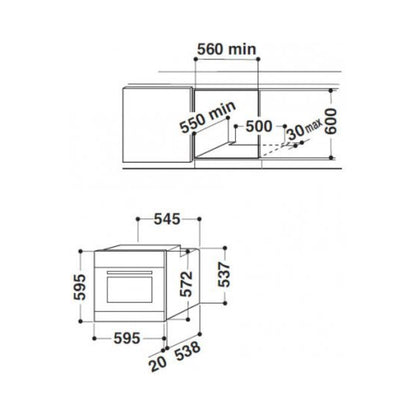 Whirlpool Built In Oven AKZM 6560 IXL