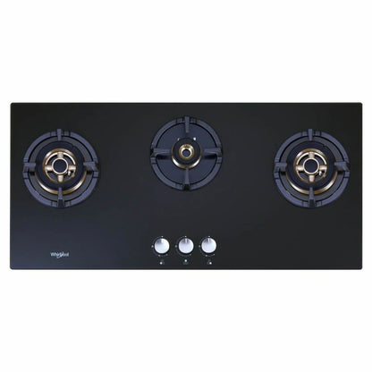 Whirlpool 90 cm 3 Burner Hob Elite Pro Series ELITE PRO BRASS HDMC 903 FFD