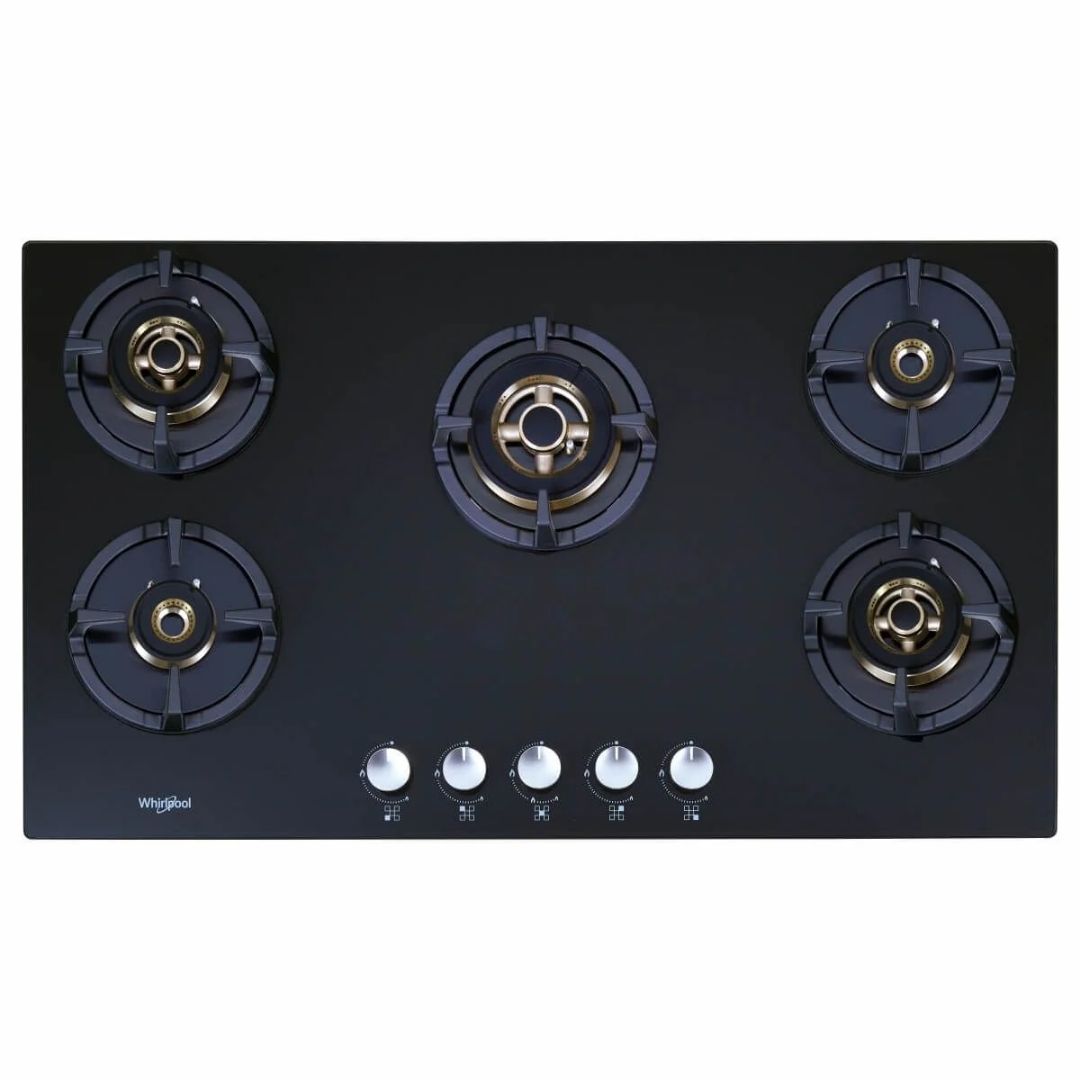 Whirlpool 90 cm 5 Burner Hob Elite Pro Series ELITE PRO BRASS HDMC 905