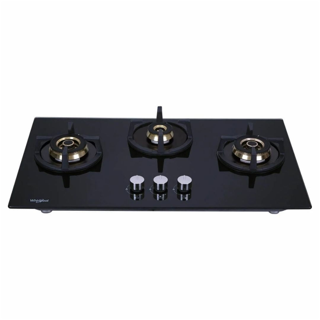 Whirlpool 75 cm 3 Burner Hob Elite Pro Series ELITE PRO BRASS HYBRID 753 MT