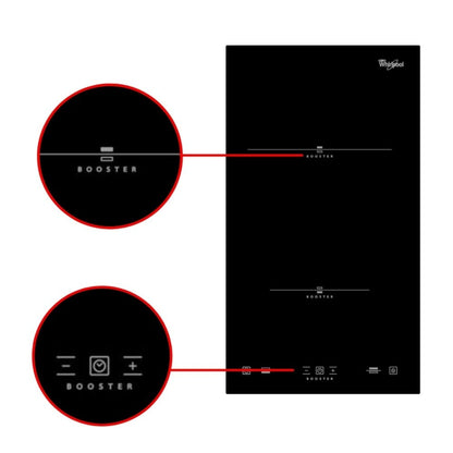 Whirlpool 2 Zones Induction Hob ACM 712 IX