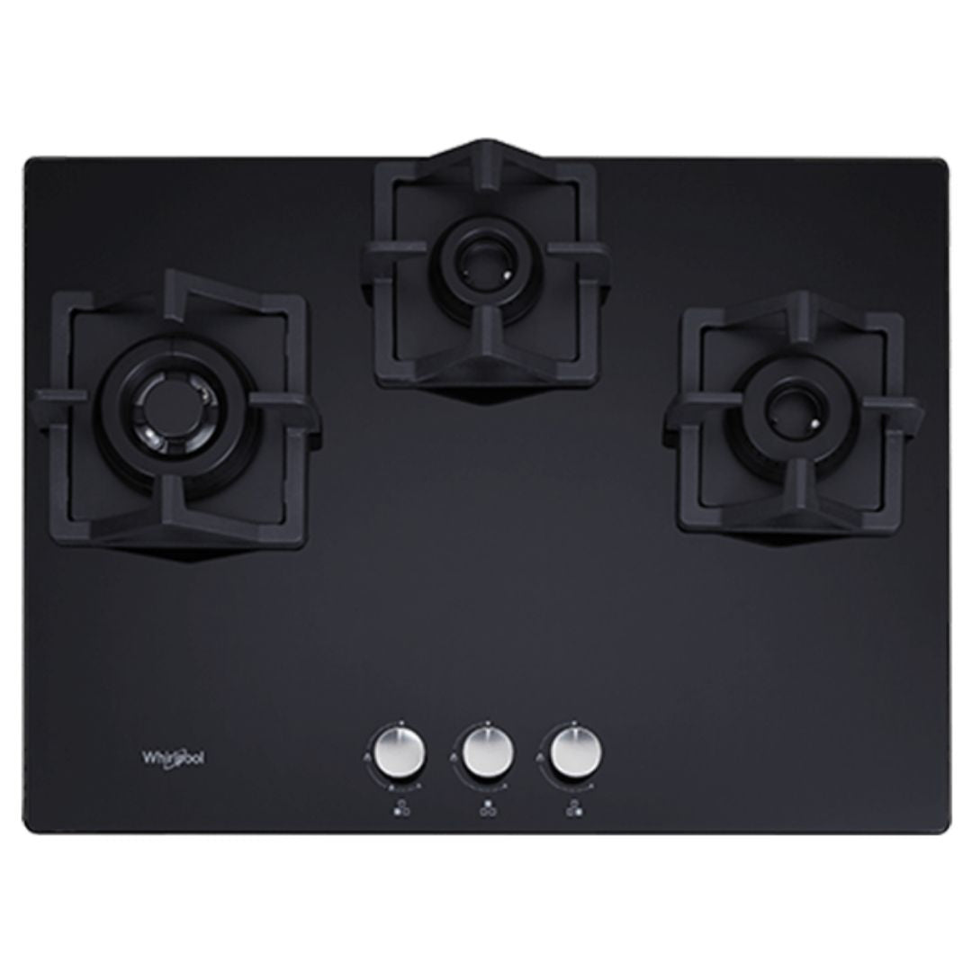 Whirlpool 70 cm 3 Burner Hob Intellicook Brass Series ELITE HDMC 703 BRASS