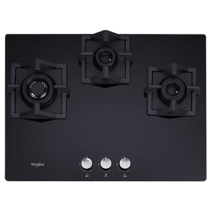 Whirlpool 70 cm 3 Burner Hob Intellicook Brass Series ELITE HDMC 703 BRASS