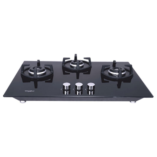 Whirlpool 70 cm 3 Burner Hob Intellicook Brass Series ELITE HYBRID 703 MT