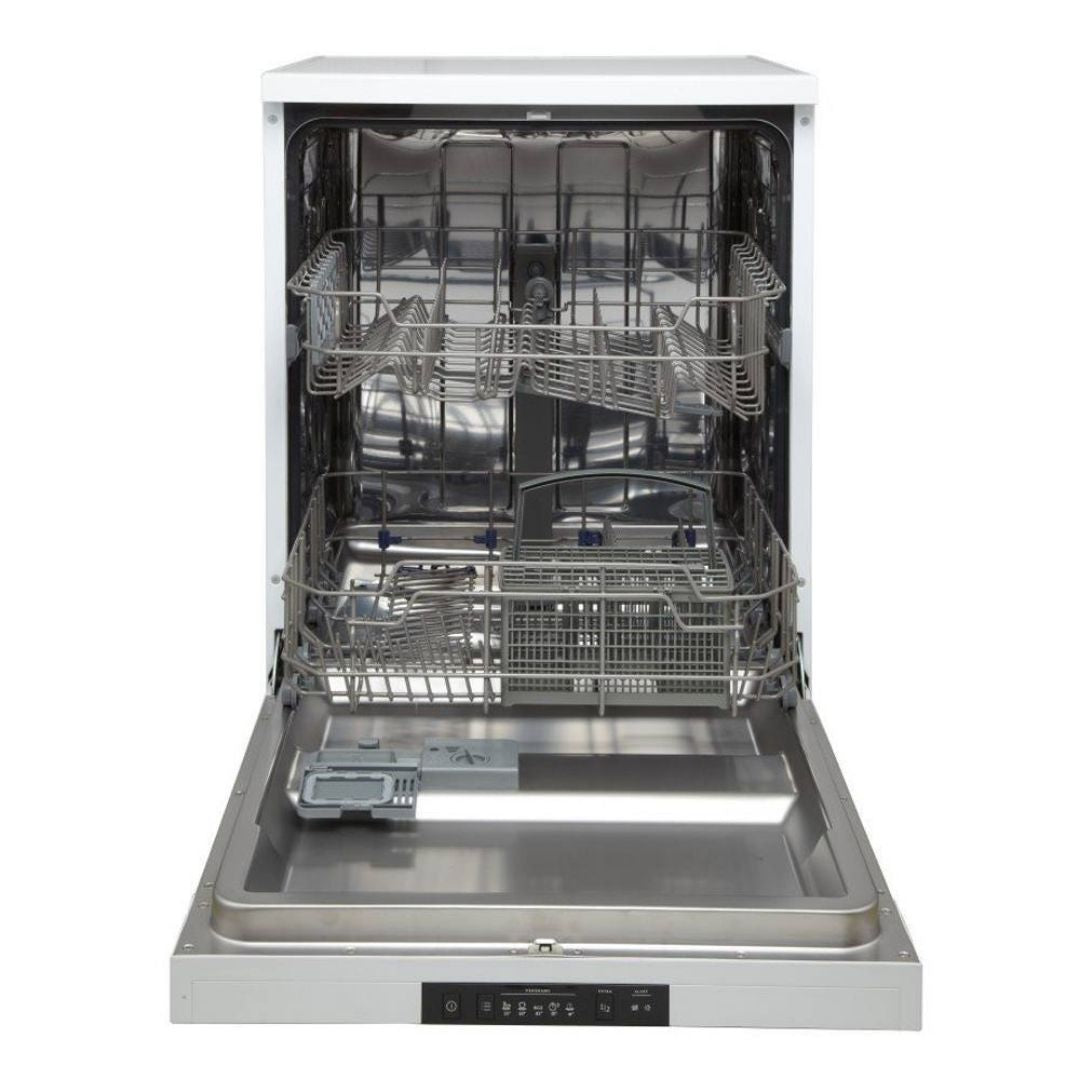 Elica Free Standing Dishwasher WQP 12 7605V SS with 12 Place Settings