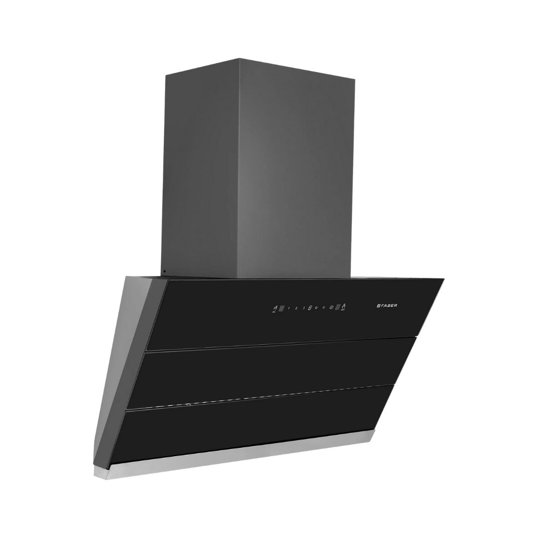 Faber 75 cm Wall Mounted Chimney Filterless Series ZENITH FL SC AC BK 75