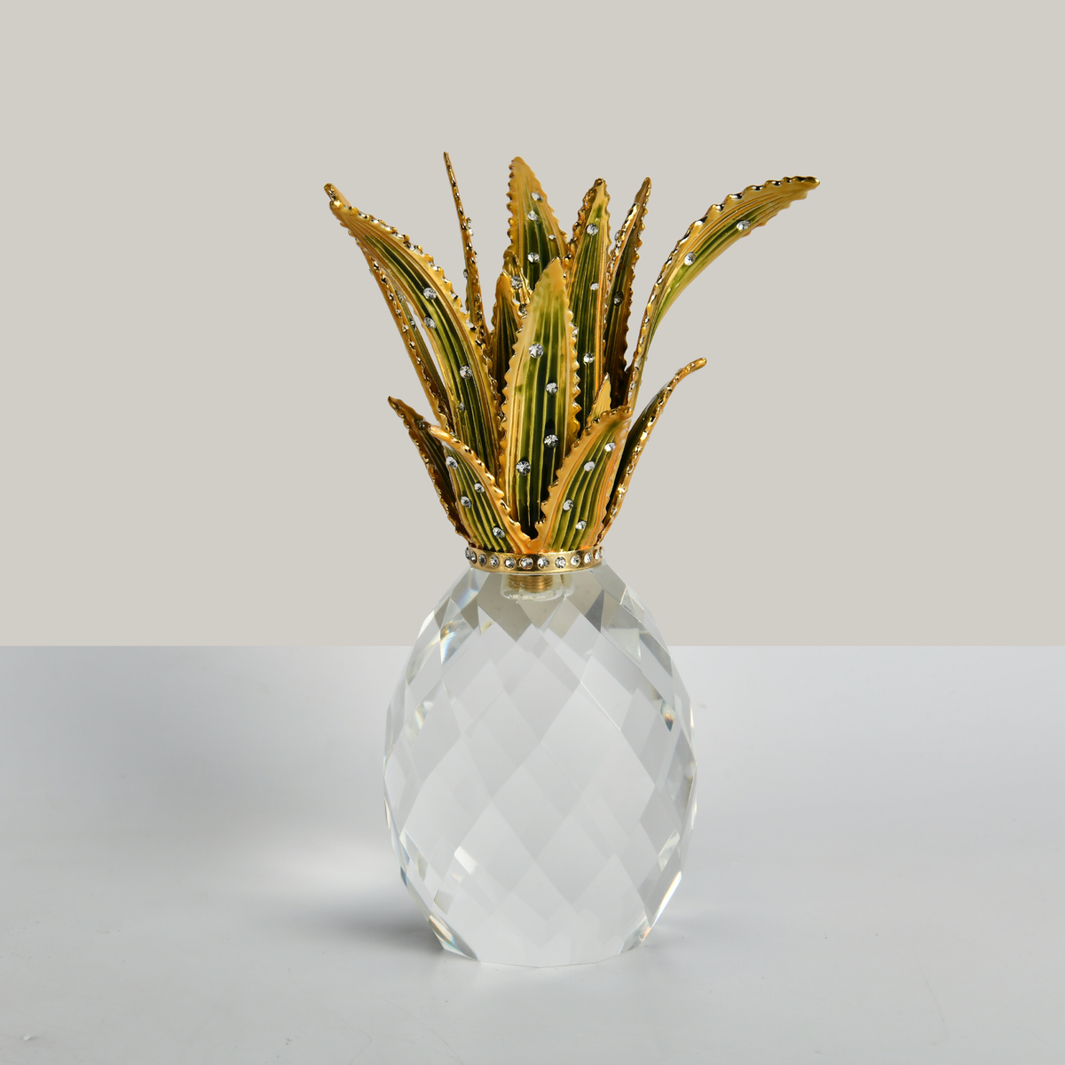 Crystal Tropic Pineapple Ornament (Large)