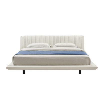 Jamie Bed - White MF Leather