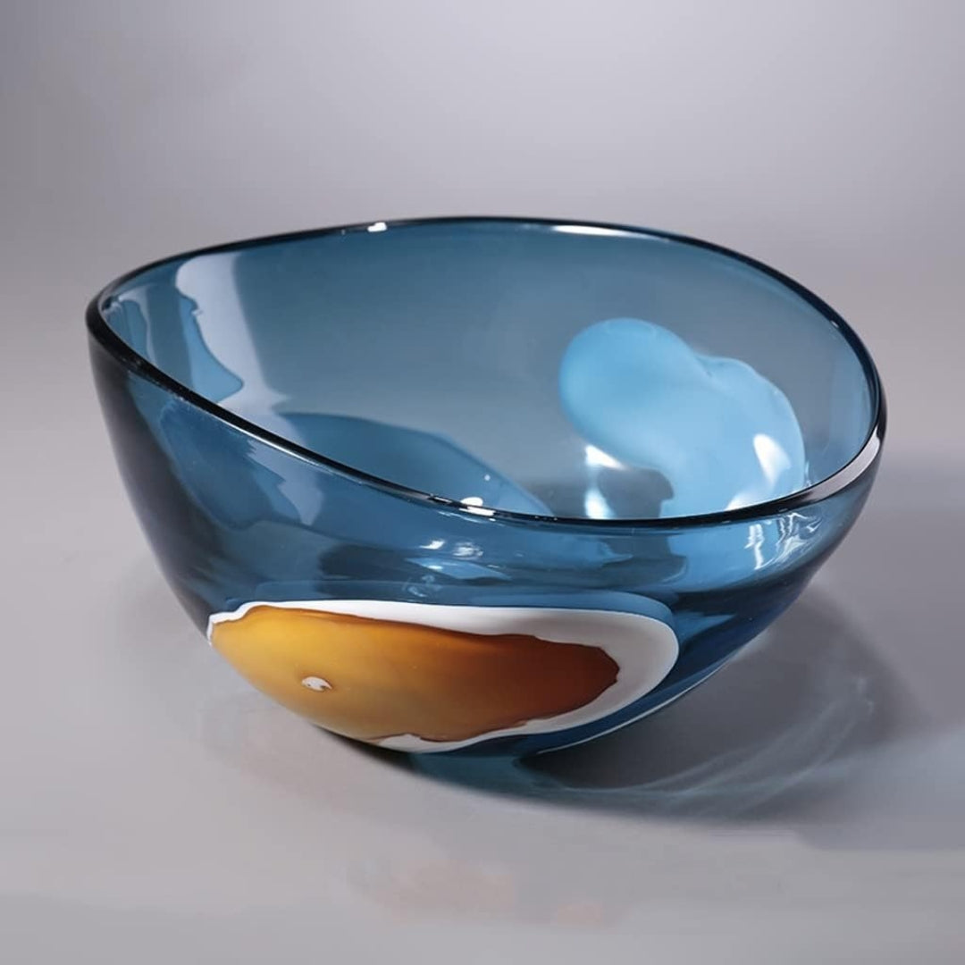 Sapphire Serenity Glass Tranquility Vase