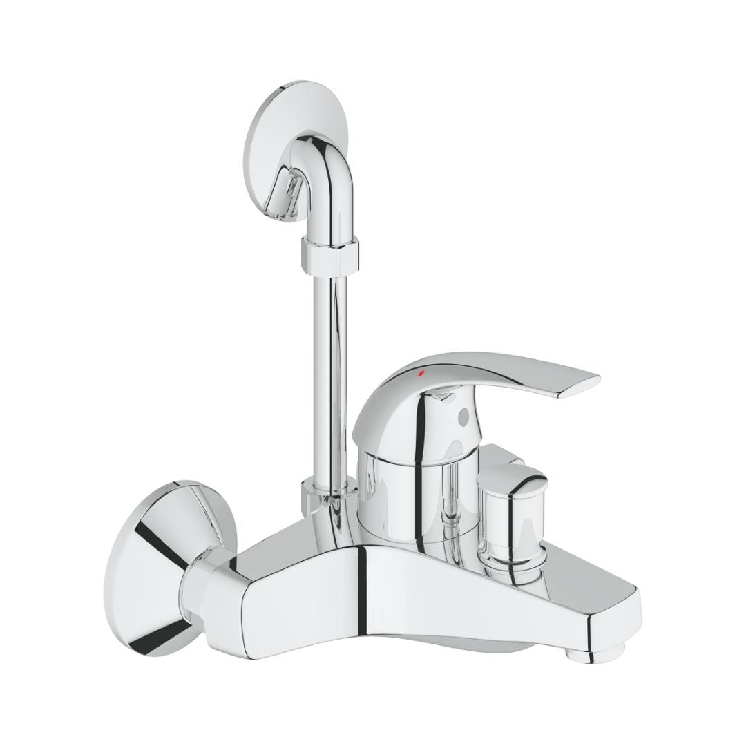 Grohe 3 Way Wall Mixer Baucurve 23197000 - Chrome Finish
