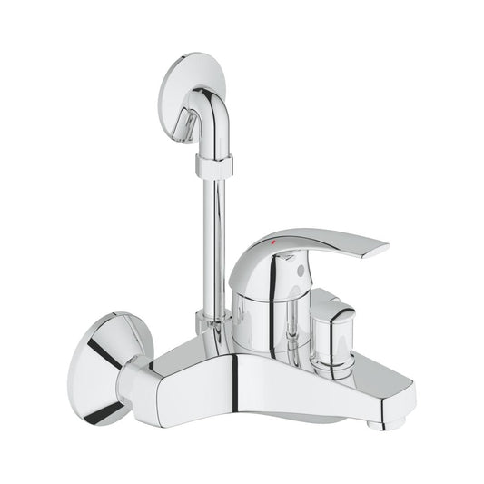 Grohe 3 Way Wall Mixer Baucurve 23197000 - Chrome Finish