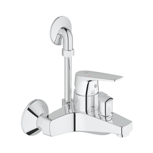 Grohe 3 Way Wall Mixer Bauflow 23198000 - Chrome Finish