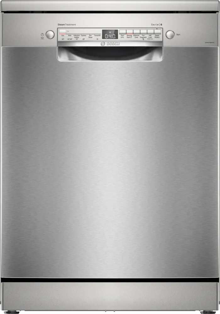 Bosch free-standing dishwasher 60 cm Brushed steel anti-fingerprint SMS6IKI01I
