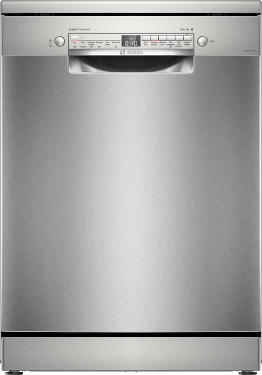 Bosch free-standing dishwasher 60 cm Brushed steel anti-fingerprint SMS6IKI01I