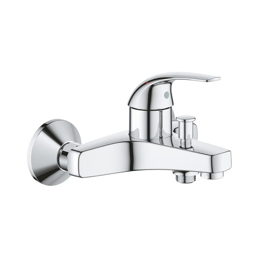 Grohe 2 Way Wall Mixer Baucurve 23599000 - Chrome Finish
