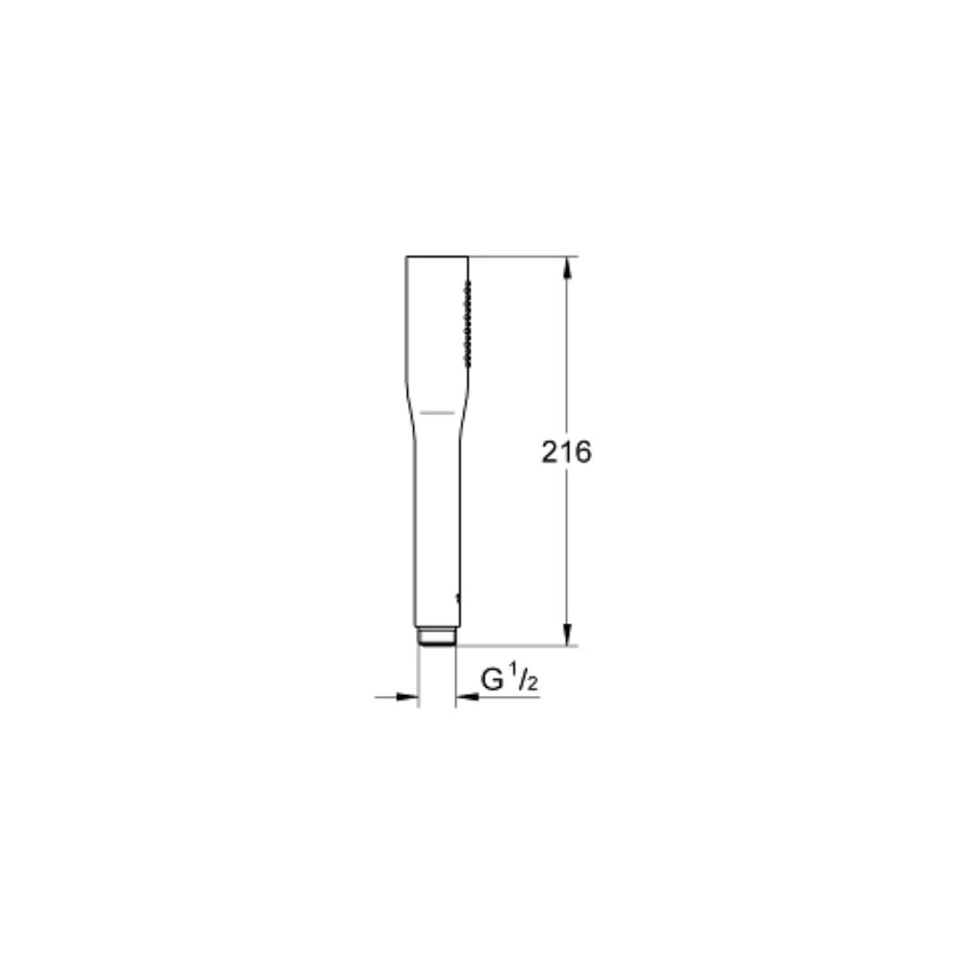 Grohe Single Flow Hand Shower Cosmopolitan Series 27367000 - Chrome