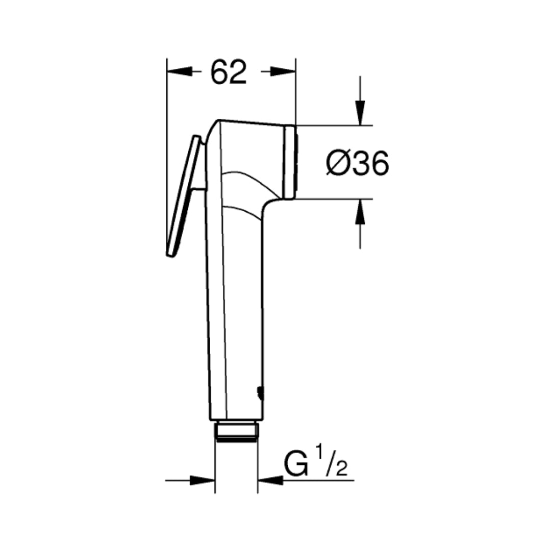 Grohe Health Faucet Tempesta-F Trigger 27512001 - Chrome