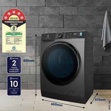 Electrolux 8 kg 5 Star Inverter Fully Automatic Front Load Washing Machine (Ultimate Care 500, EWF8024R5SB