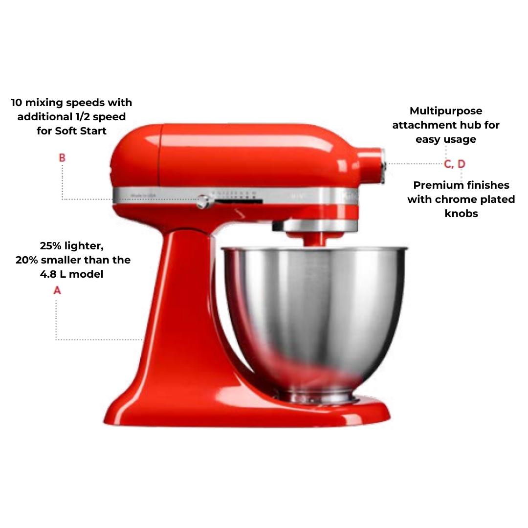 KitchenAid Kitchen Machine 3.3 L ARTISAN MINI TILT Hot Sauce