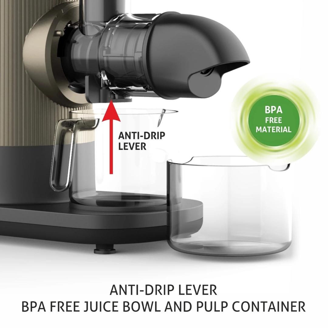 Glen Cold Pressed Juicer 4017CPJ Brown