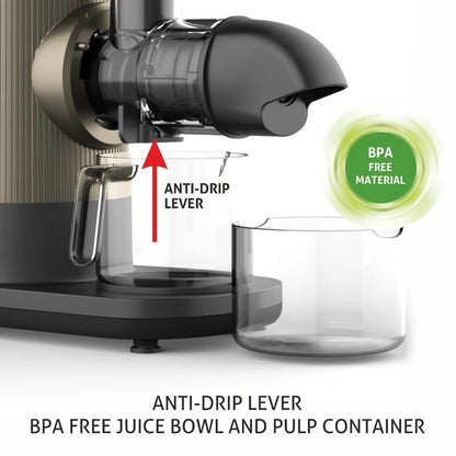 Glen Cold Pressed Juicer 4017CPJ Brown