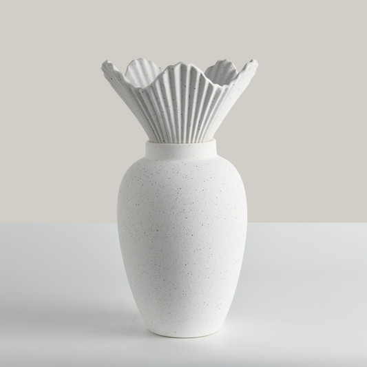 Seraph Curve Ceramic Flower Vase (Large)