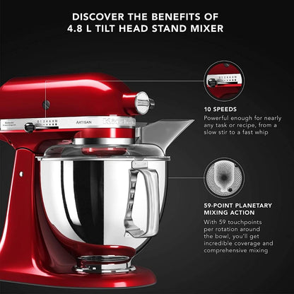 KitchenAid Kitchen Machine 4.8 L ARTISAN TILT Empire Red