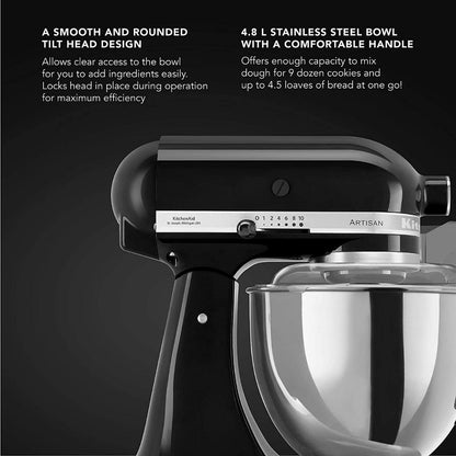 KitchenAid Kitchen Machine 4.8 L ARTISAN TILT Onyx Black