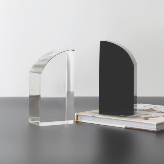 Crystal Clarity Enigma Bookends